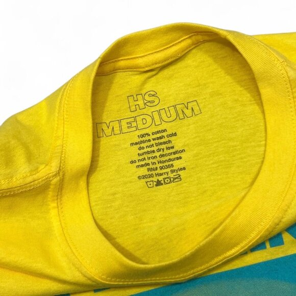 Harry Styles “Fine Line” Yellow Cotton T-Shirt Medium‎ Limited Edition - Picture 3 of 4